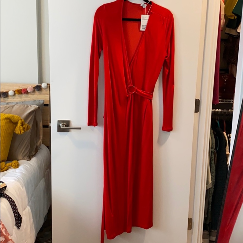 & Other Stories Red Formal Dress NBW